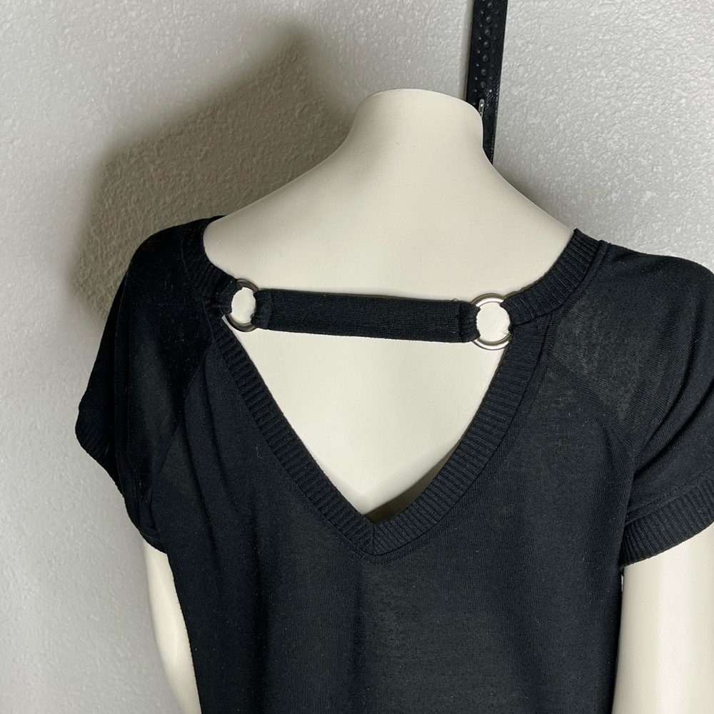 One Step Up Black Sweater - Picture 5 of 6